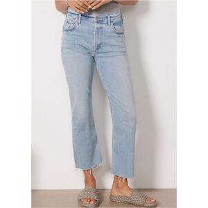 Citizens of Humanity Isola Cropped Bootcut Jeans in Lyric Raw Hem Size 29